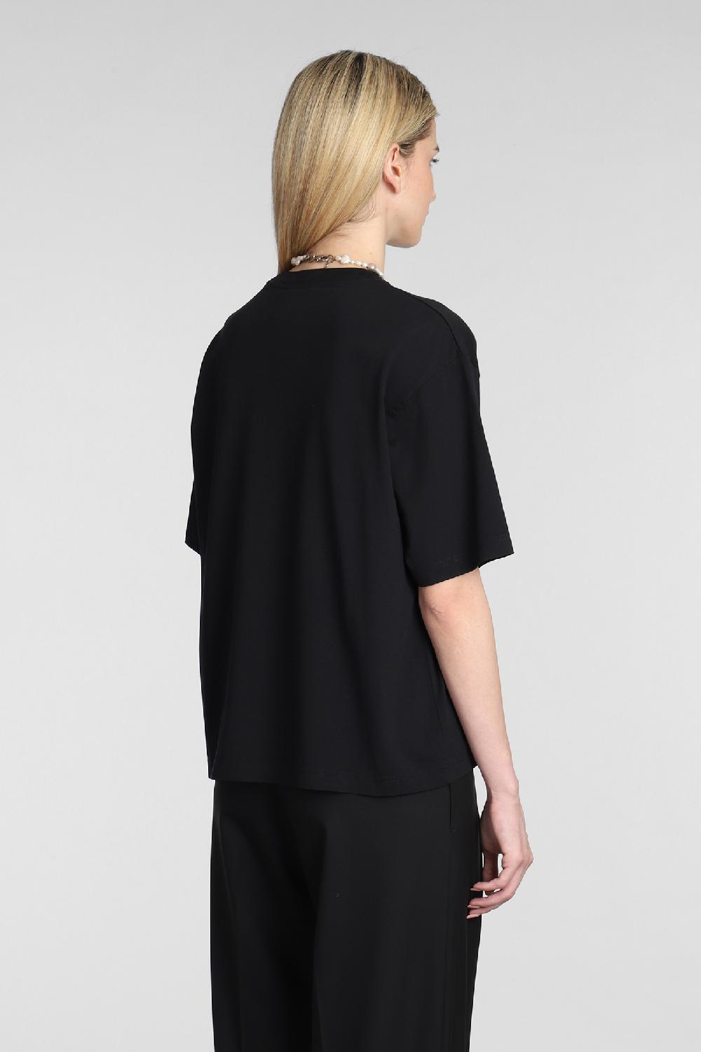 Deliberti Acne Studios T-shirt in cotone nero cod. 334040 - Deliberti The Luxury Shopping I Più Venduti
