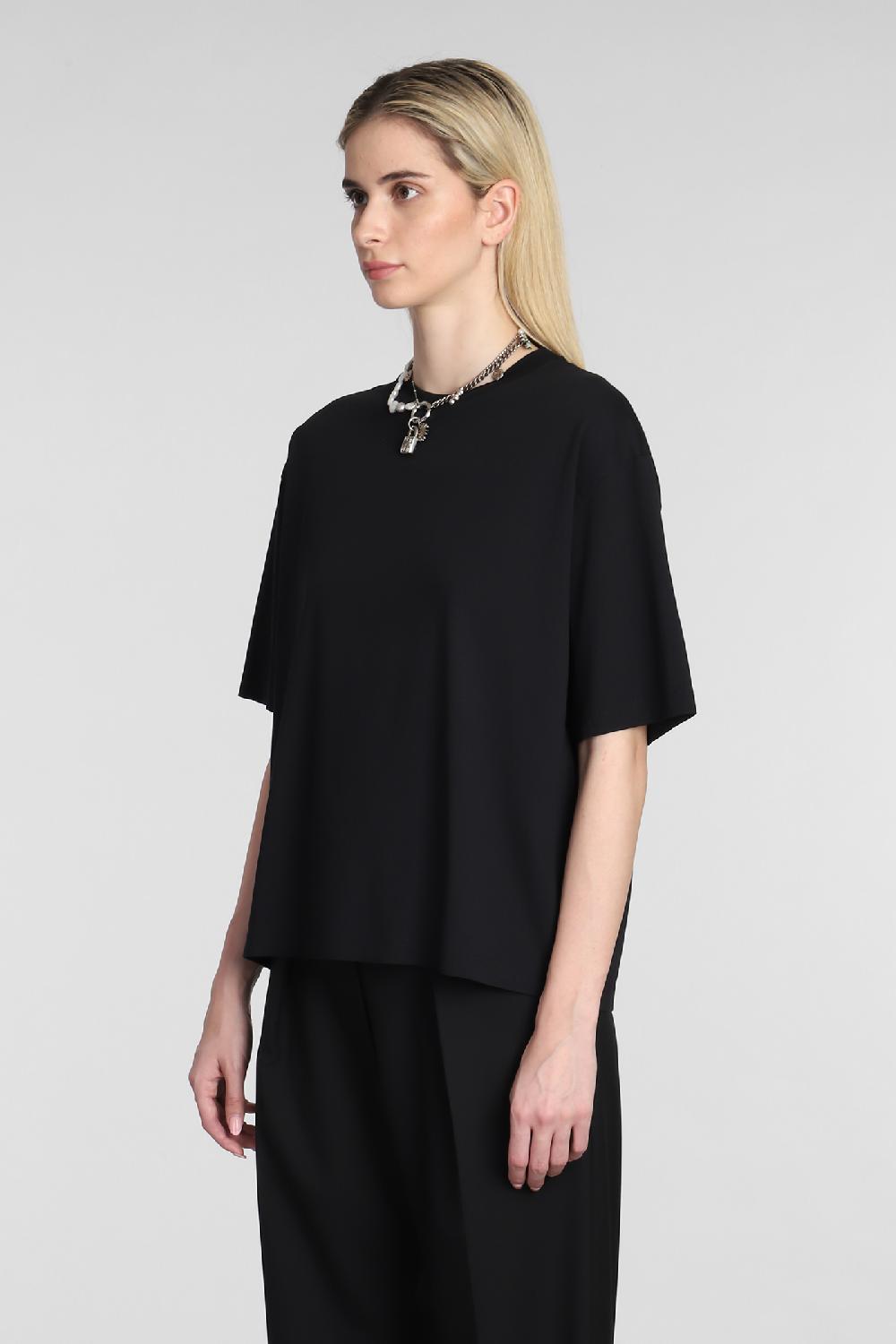 Deliberti Acne Studios T-shirt in cotone nero cod. 334040 - Deliberti The Luxury Shopping I Più Venduti