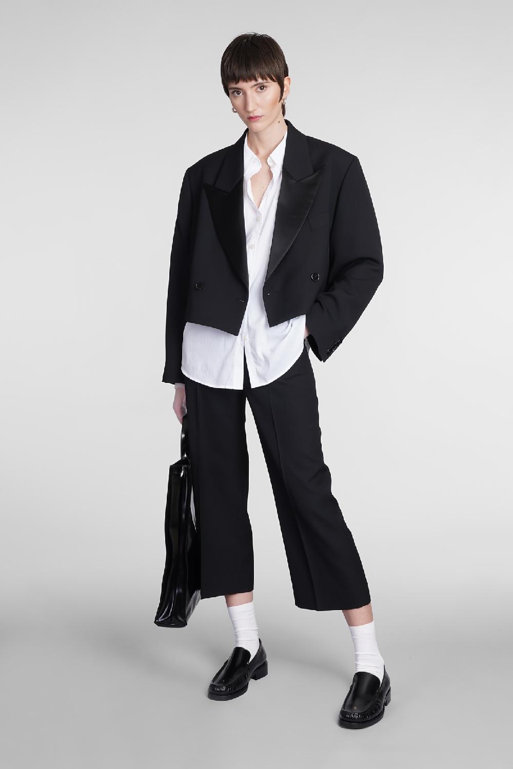 Deliberti Acne Studios Blazer in poliestere nero cod. 372986 - Deliberti The Luxury Shopping Nuova