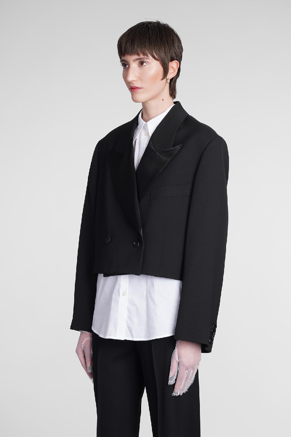Deliberti Acne Studios Blazer in poliestere nero cod. 372986 - Deliberti The Luxury Shopping Nuova