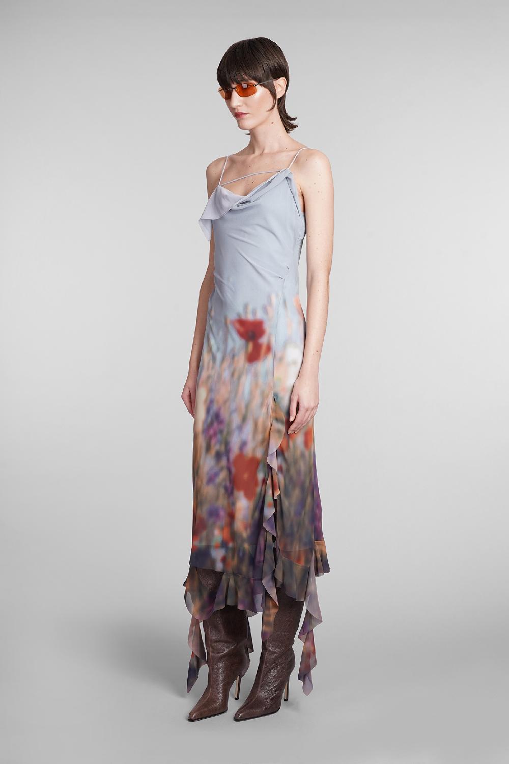 Deliberti Acne Studios Abito in poliestere multicolor cod. 393868 - Deliberti The Luxury Shopping Spedizione gratuita