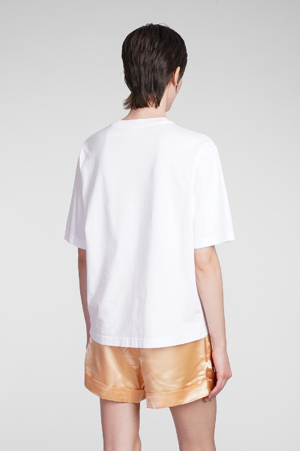 Deliberti Acne Studios T-shirt pocket in cotone bianco cod. 372359 - Deliberti The Luxury Shopping Negozio online di fabbrica