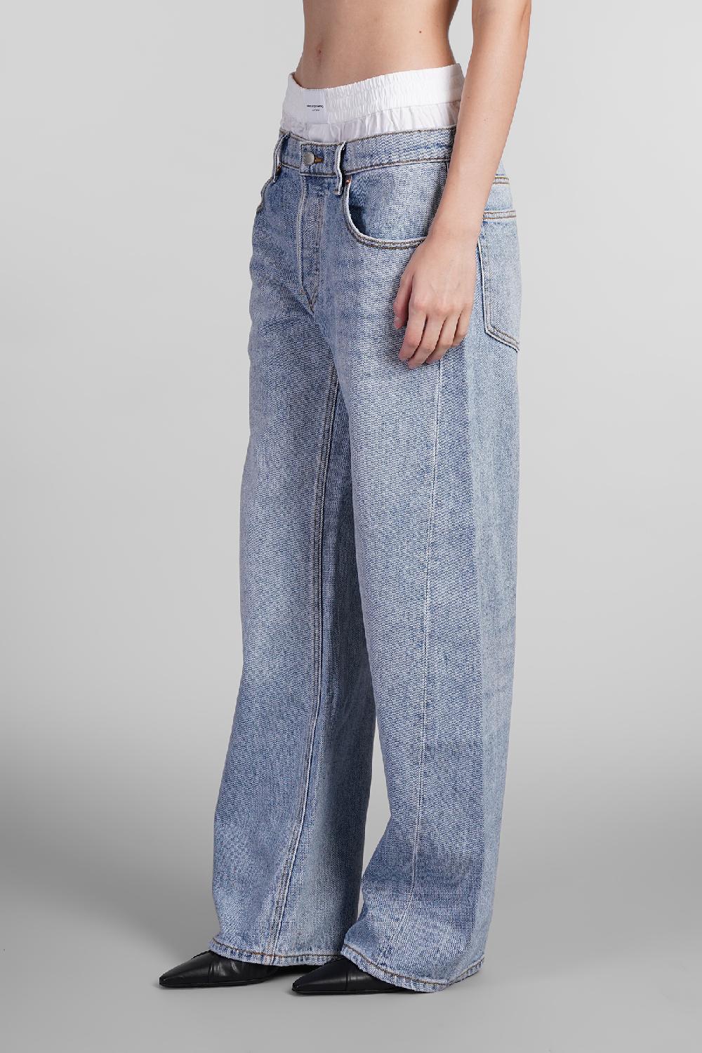 Deliberti Alexander Wang Jeans in cotone blu cod. 401872 - Deliberti The Luxury Shopping Grande vendita