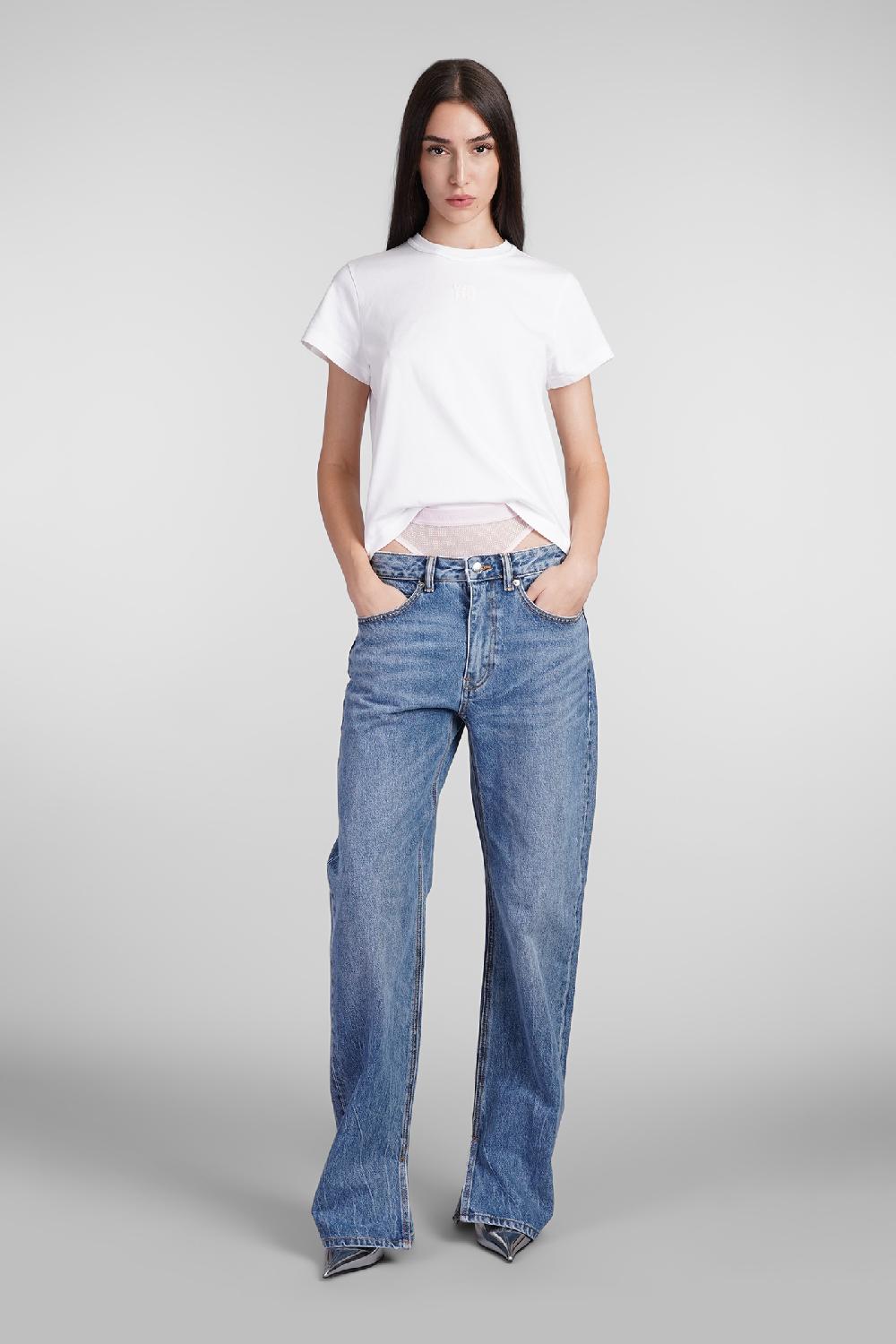 Deliberti Alexander Wang T-shirt in cotone bianco cod. 408605 - Deliberti The Luxury Shopping Flash Sale