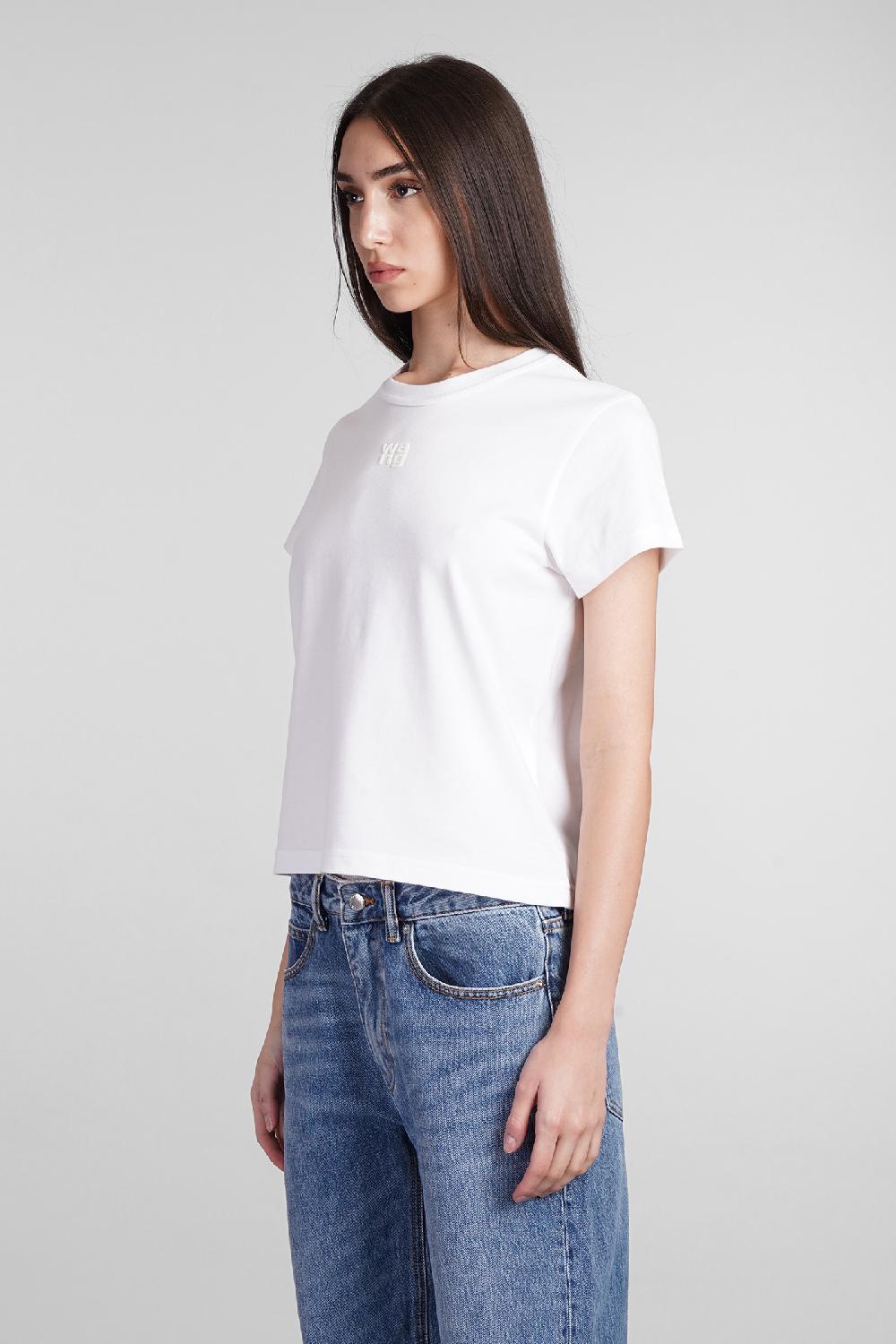 Deliberti Alexander Wang T-shirt in cotone bianco cod. 408605 - Deliberti The Luxury Shopping Flash Sale