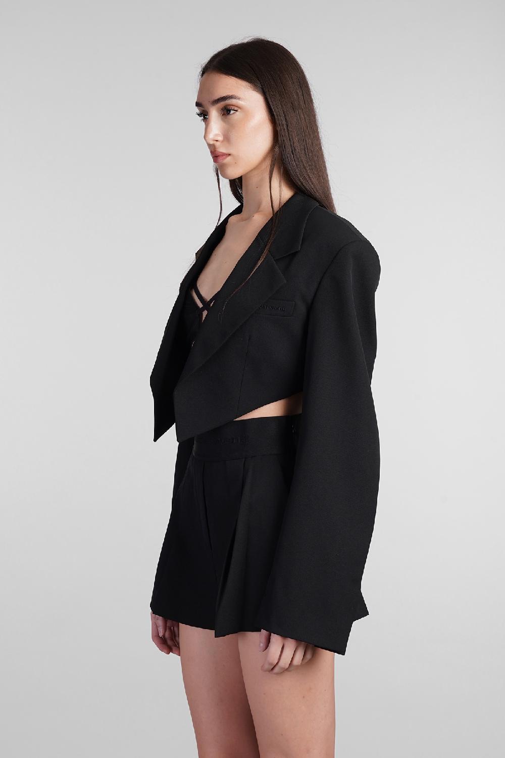 Deliberti Alexander Wang Blazer in lana nera cod. 408594 - Deliberti The Luxury Shopping Fornitura limitata