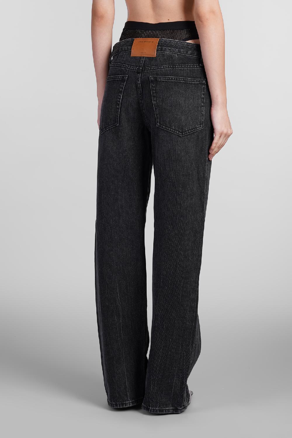 Deliberti Alexander Wang Jeans in cotone nero cod. 408656 - Deliberti The Luxury Shopping Offerta esclusiva