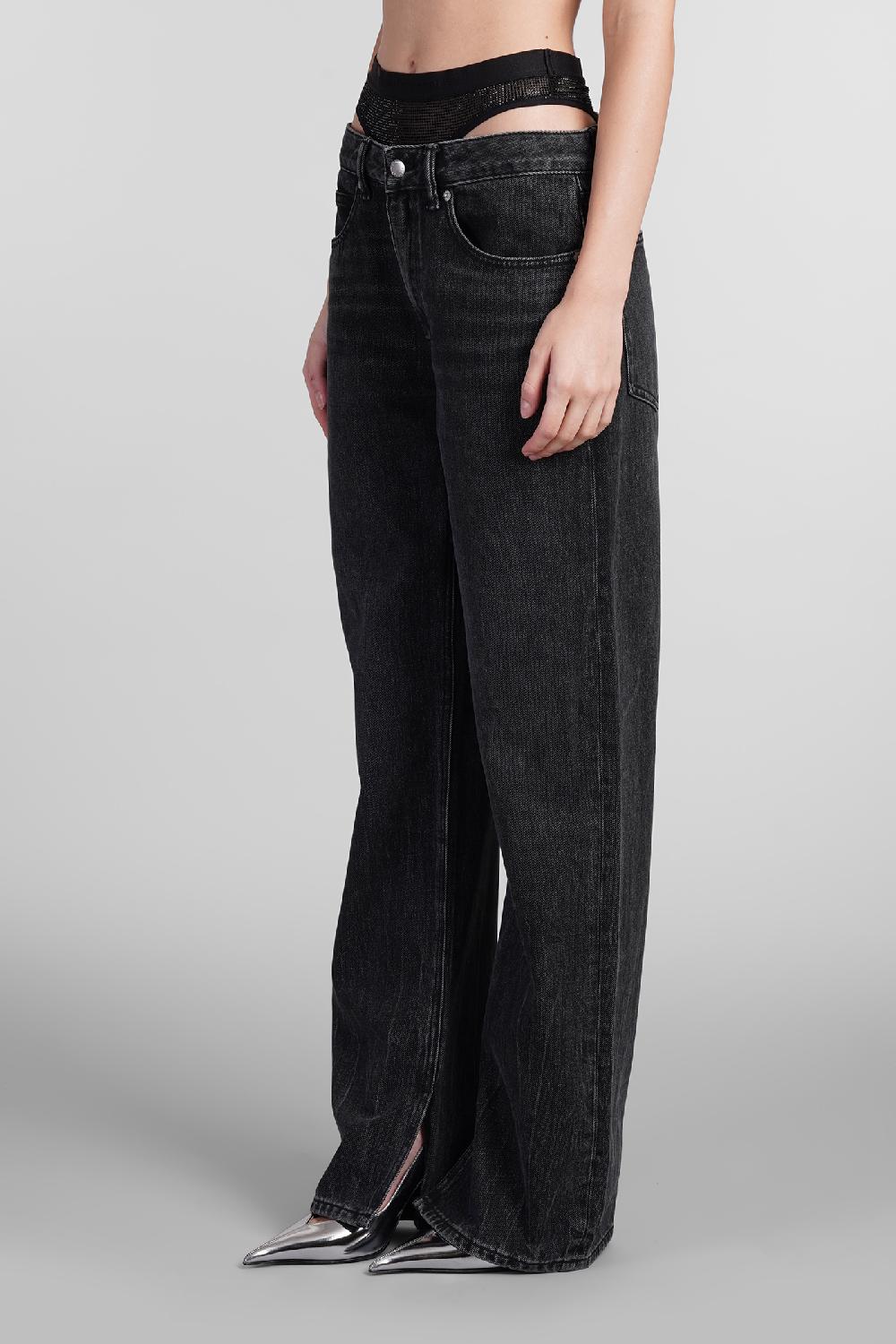 Deliberti Alexander Wang Jeans in cotone nero cod. 408656 - Deliberti The Luxury Shopping Offerta esclusiva