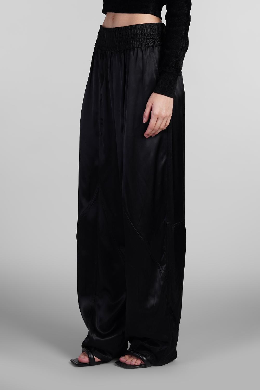 Deliberti Alexander Wang Pantalone in viscosa nera cod. 408658 - Deliberti The Luxury Shopping Offerta natalizia