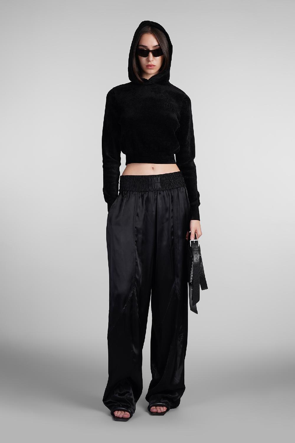 Deliberti Alexander Wang Felpa in cotone nero cod. 408607 - Deliberti The Luxury Shopping Offerta Pasqua