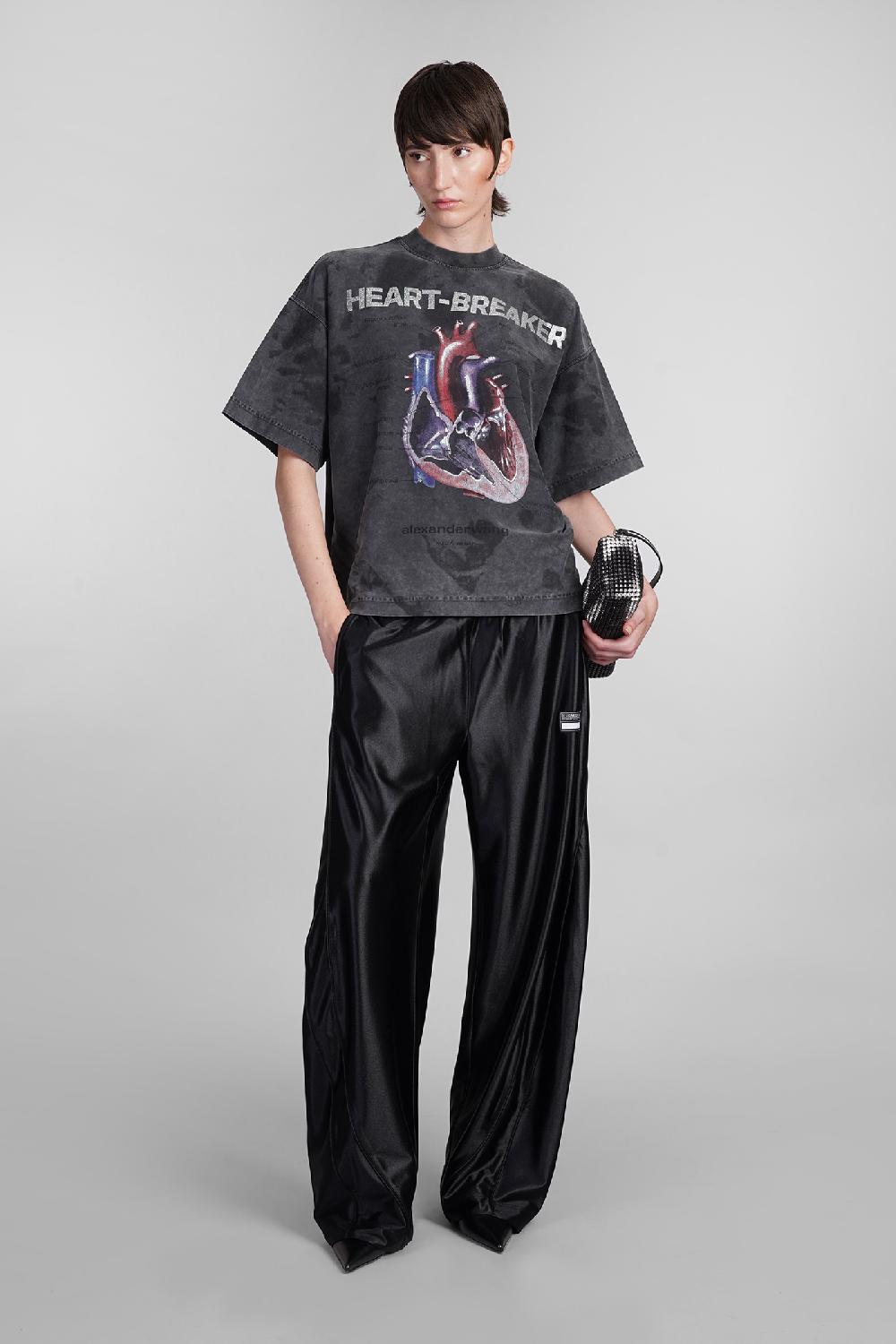 Deliberti Alexander Wang T-shirt in cotone grigio cod. 401750 - Deliberti The Luxury Shopping Offerta Giorno del Papà