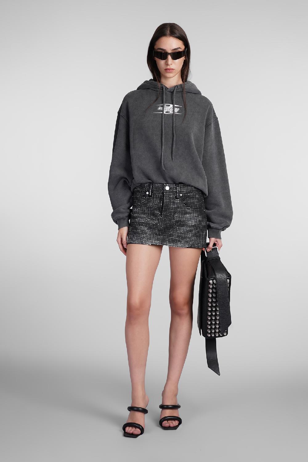 Deliberti Alexander Wang Gonna in cotone nero cod. 408659 - Deliberti The Luxury Shopping Offerta San Valentino