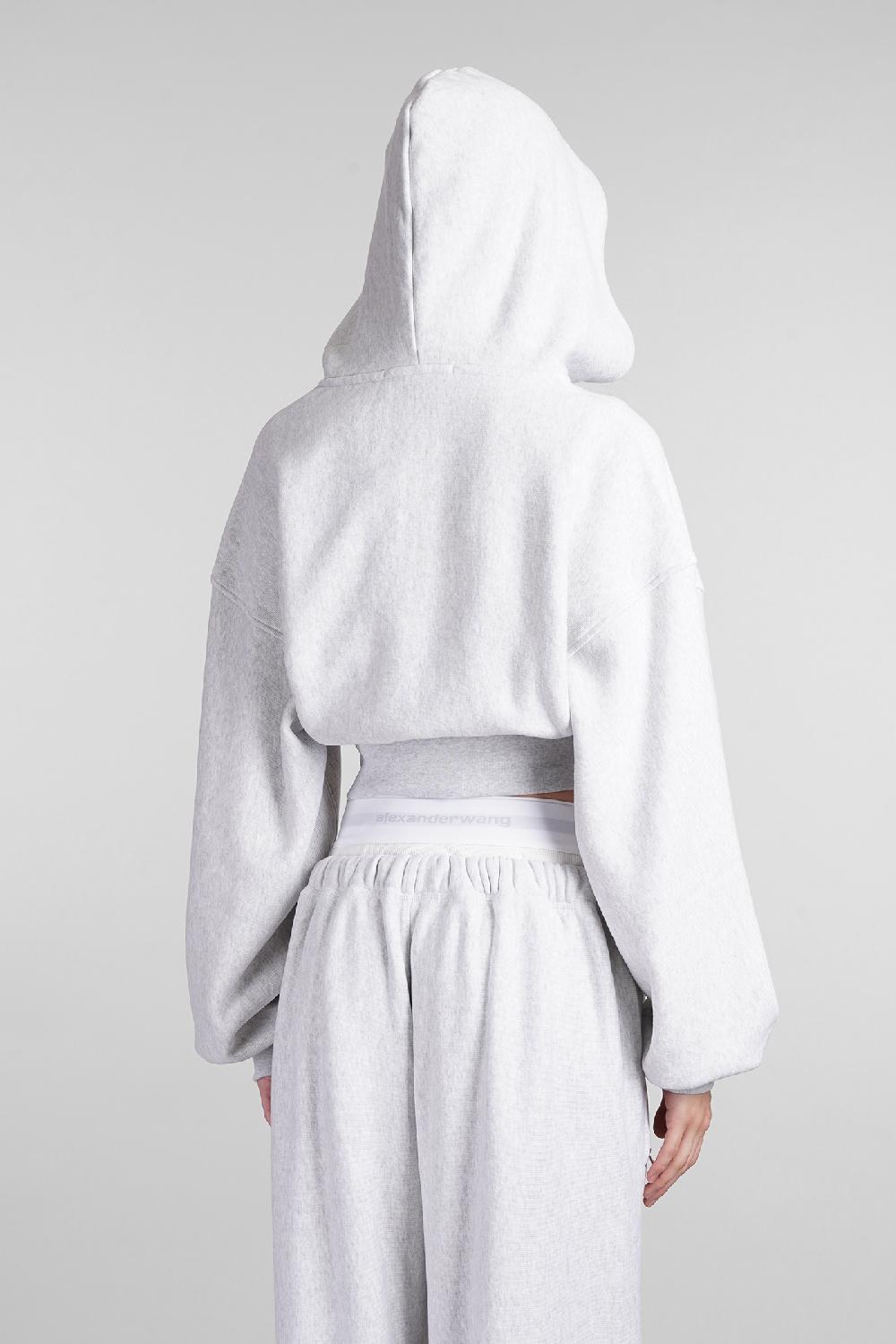 Deliberti Alexander Wang Felpa in cotone grigio cod. 408603 - Deliberti The Luxury Shopping Vendita calda