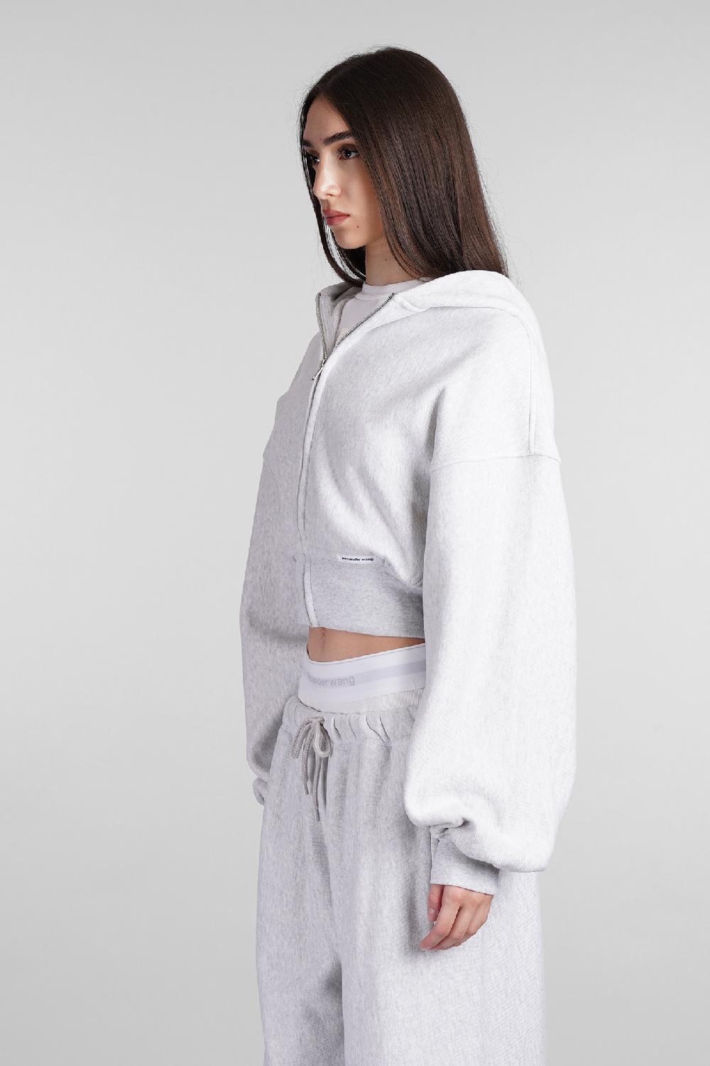 Deliberti Alexander Wang Felpa in cotone grigio cod. 408603 - Deliberti The Luxury Shopping Vendita calda