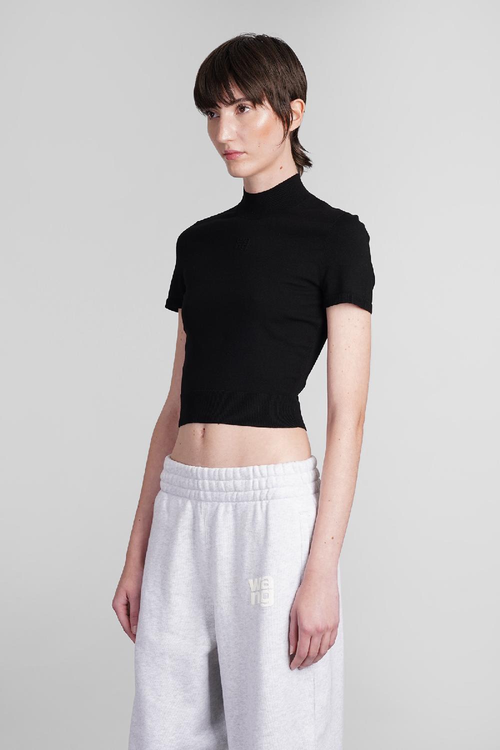Deliberti Alexander Wang Topwear in viscosa nera cod. 401867 - Deliberti The Luxury Shopping Latest fashion