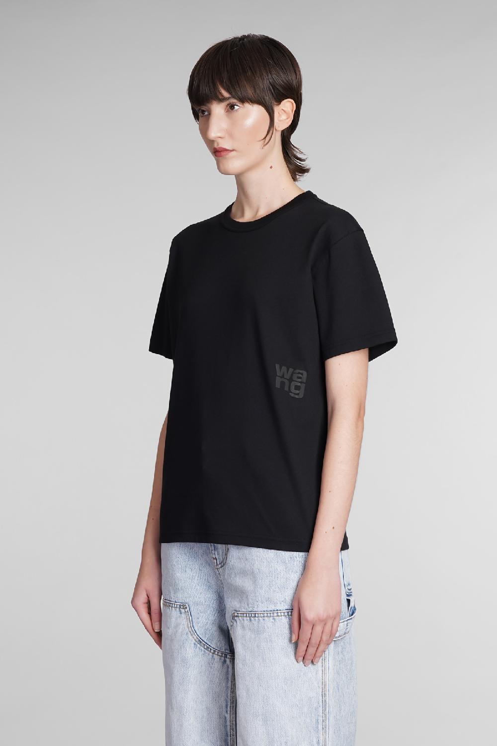 Deliberti Alexander Wang T-shirt in cotone nero cod. 391817 - Deliberti The Luxury Shopping Online Outlet