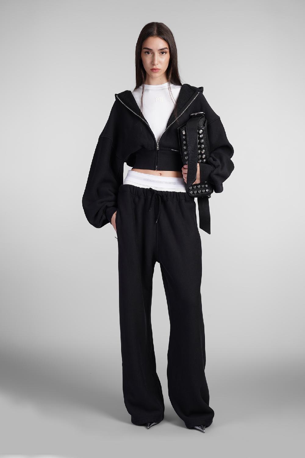 Deliberti Alexander Wang Felpa in cotone nero cod. 408602 - Deliberti The Luxury Shopping Offerta temporanea