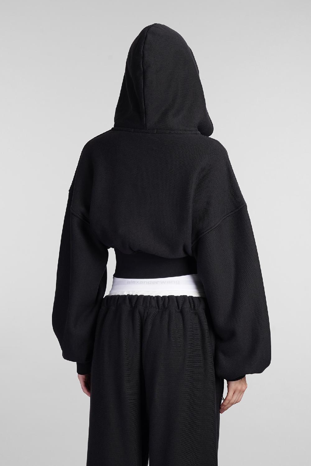 Deliberti Alexander Wang Felpa in cotone nero cod. 408602 - Deliberti The Luxury Shopping Offerta temporanea