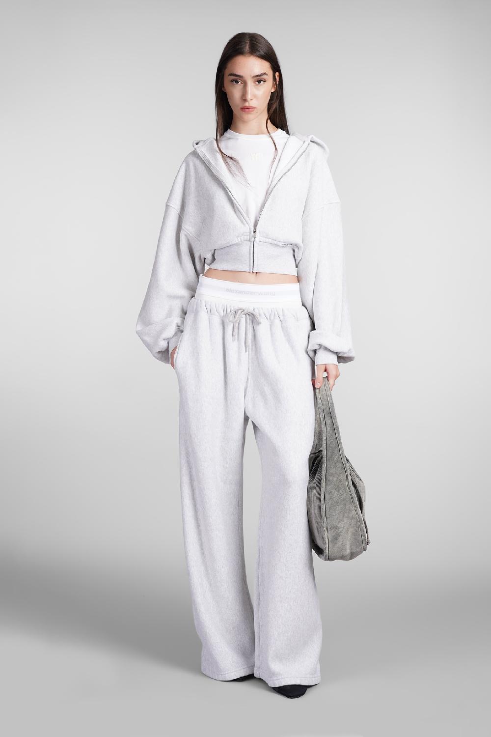 Deliberti Alexander Wang Pantalone in cotone grigio cod. 392045 - Deliberti The Luxury Shopping Bestseller