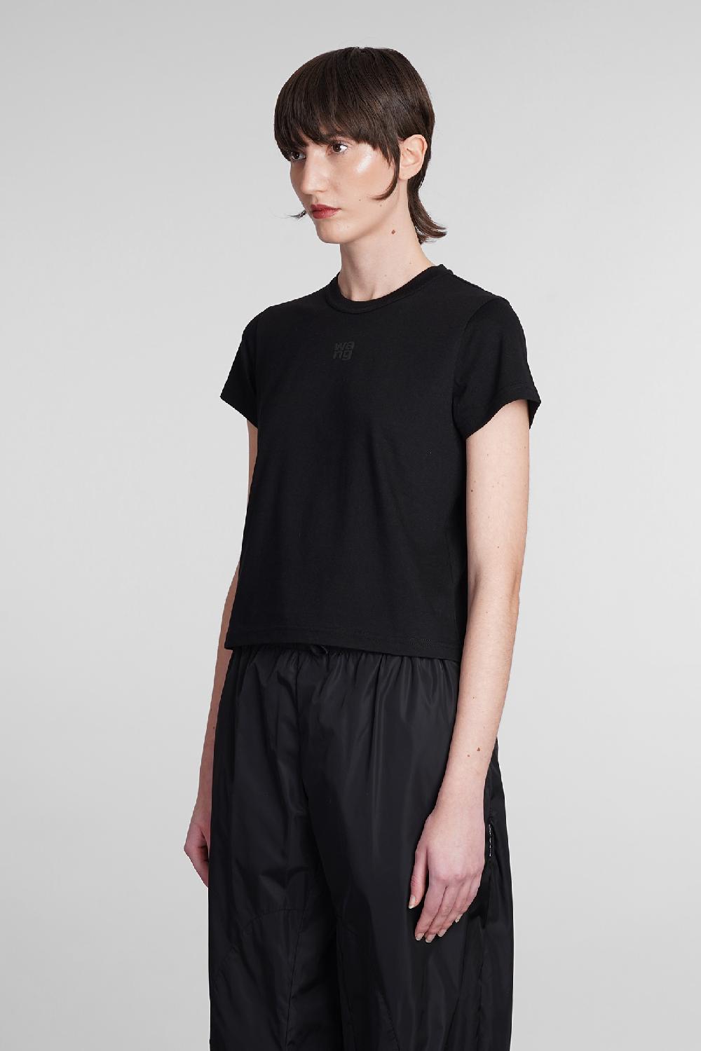 Deliberti Alexander Wang T-shirt in cotone nero cod. 369263 - Deliberti The Luxury Shopping Offerte stagionali
