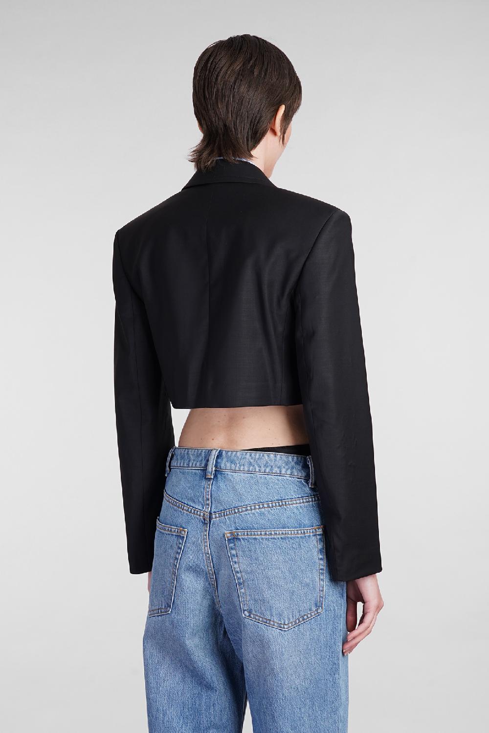 Deliberti Alexander Wang Blazer in lana nera cod. 401583 - Deliberti The Luxury Shopping Sconti VIP