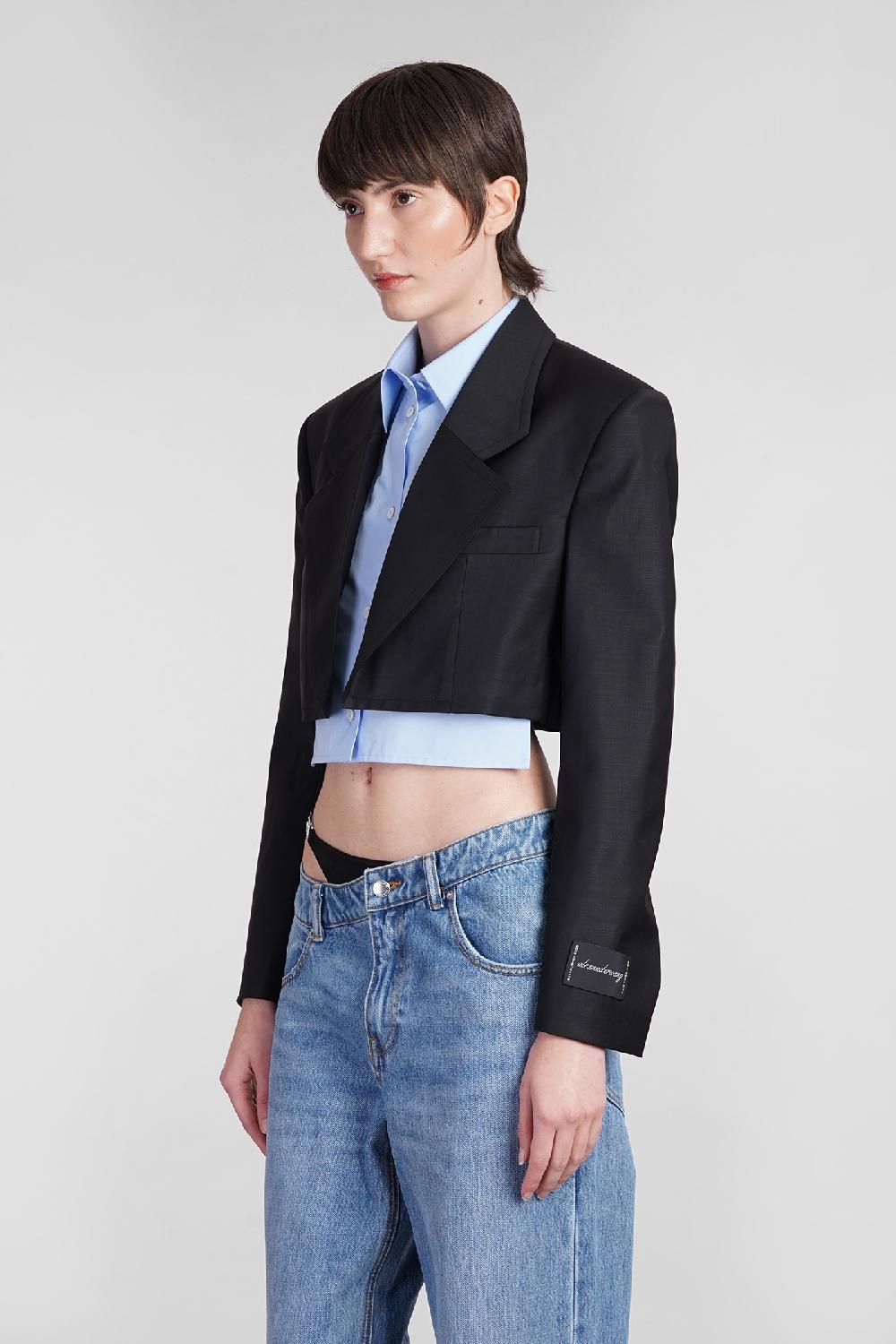 Deliberti Alexander Wang Blazer in lana nera cod. 401583 - Deliberti The Luxury Shopping Sconti VIP