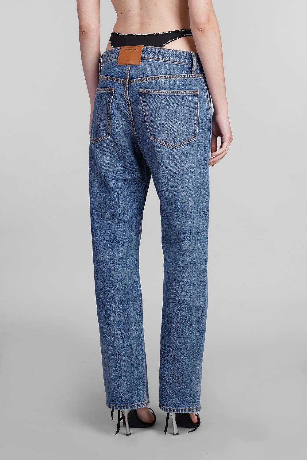 Deliberti Alexander Wang Jeans in cotone blu cod. 401871 - Deliberti The Luxury Shopping Rilascio limitato