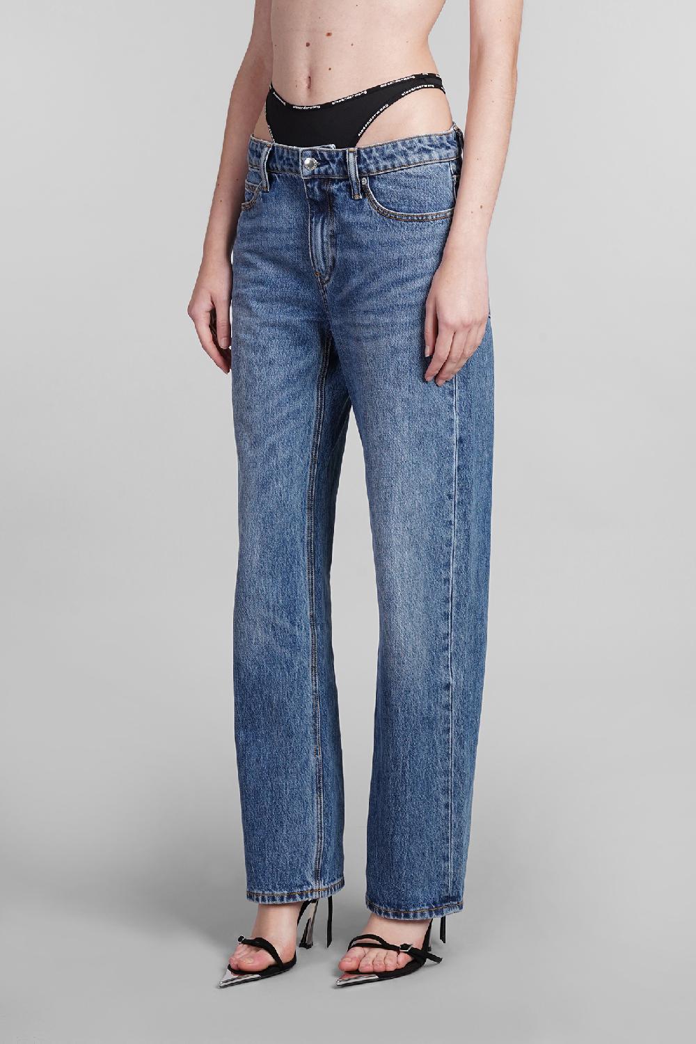 Deliberti Alexander Wang Jeans in cotone blu cod. 401871 - Deliberti The Luxury Shopping Rilascio limitato