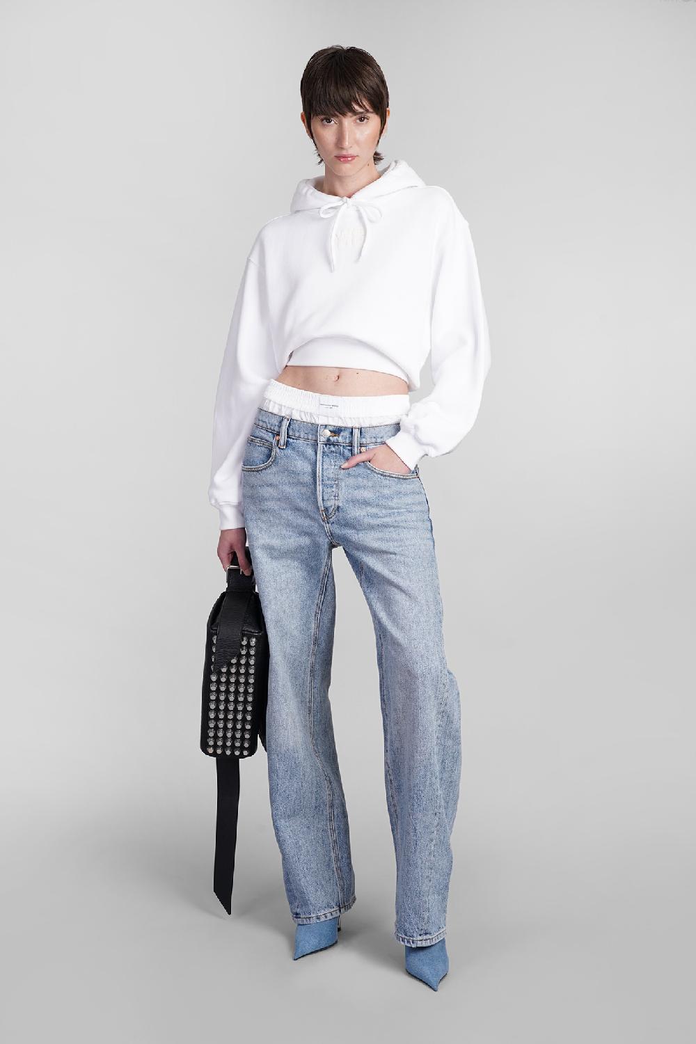 Deliberti Alexander Wang Felpa in cotone bianco cod. 401753 - Deliberti The Luxury Shopping Ultimi tre giorni