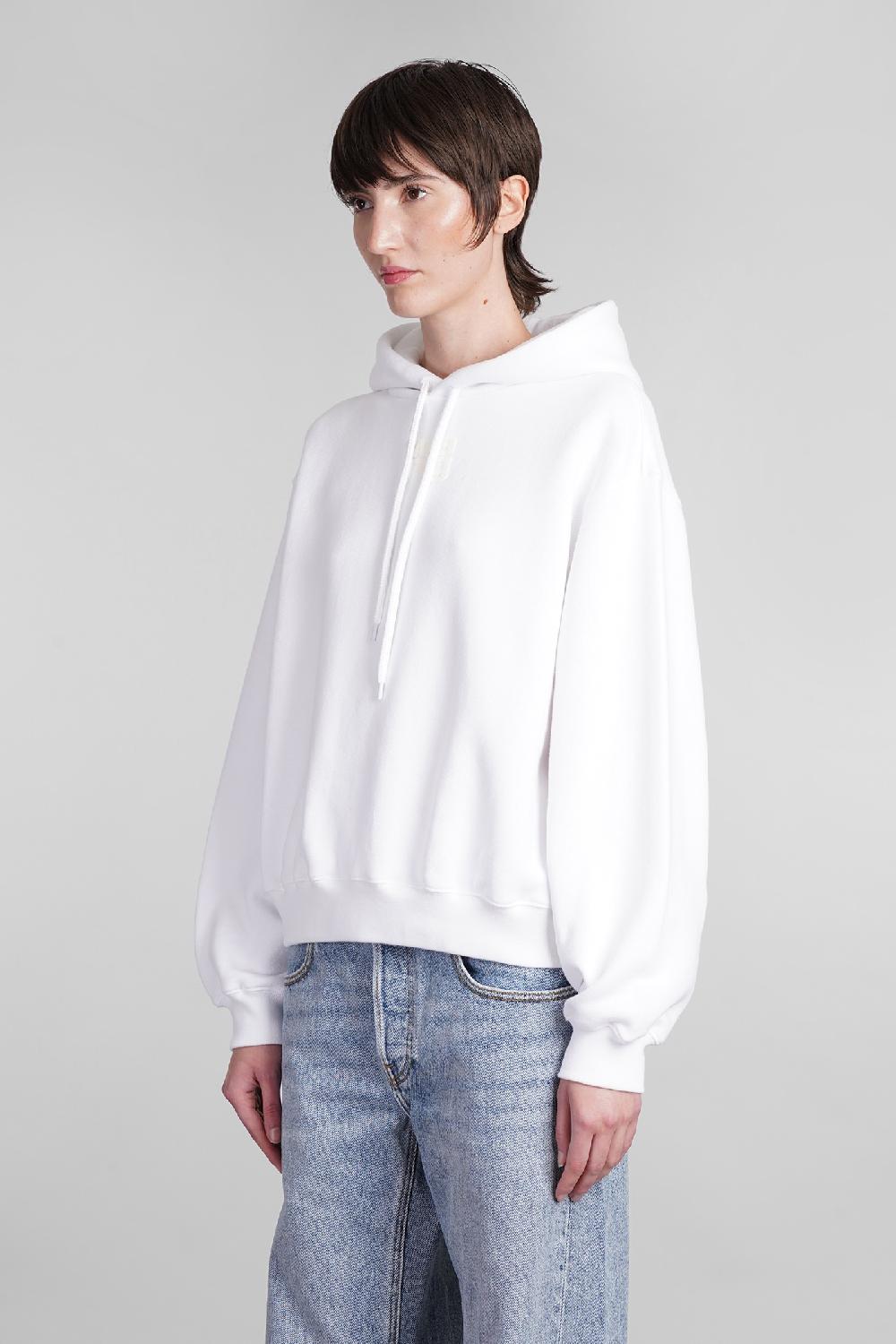 Deliberti Alexander Wang Felpa in cotone bianco cod. 401753 - Deliberti The Luxury Shopping Ultimi tre giorni