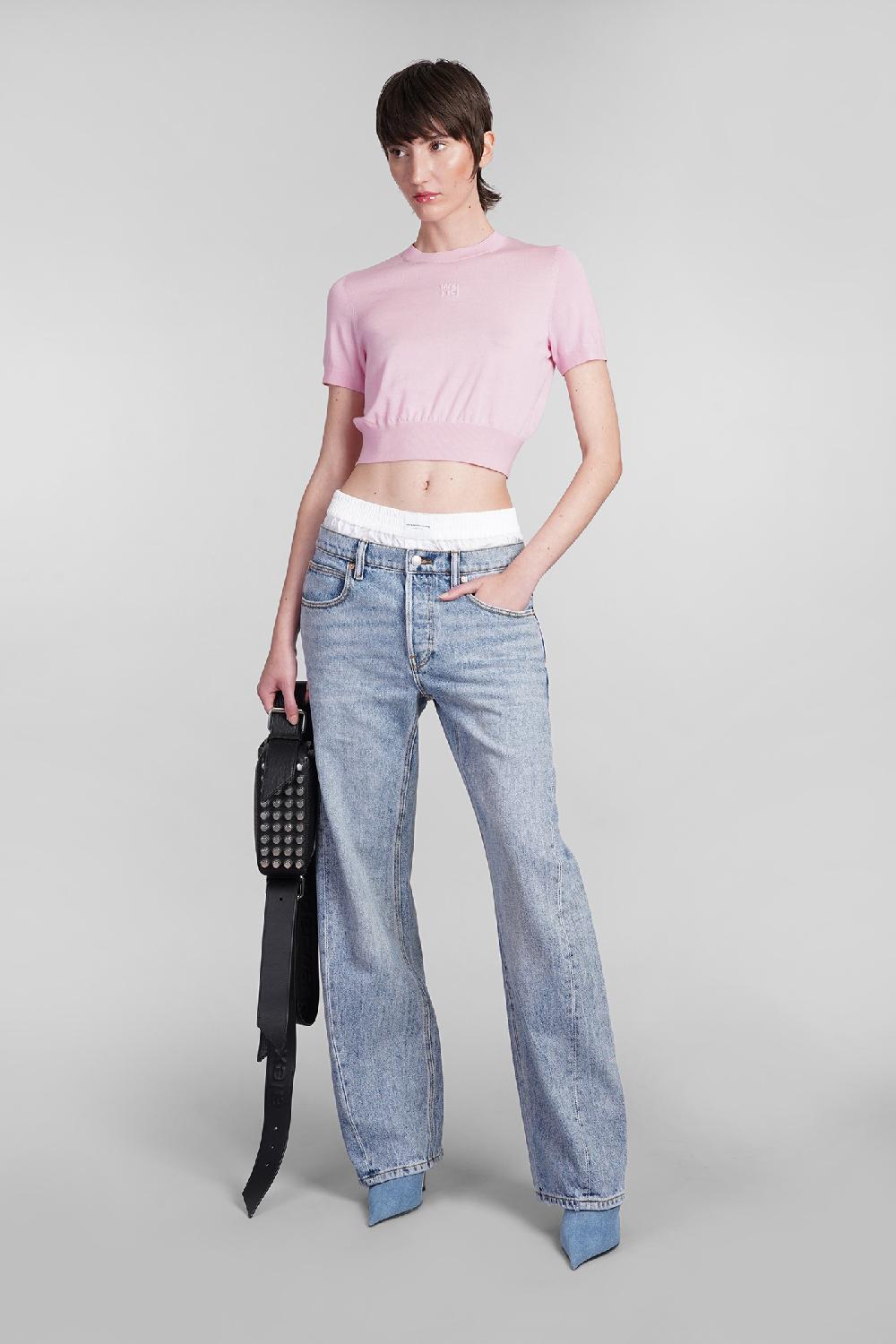 Deliberti Alexander Wang Topwear in lana rosa cod. 401759 - Deliberti The Luxury Shopping Latest stili