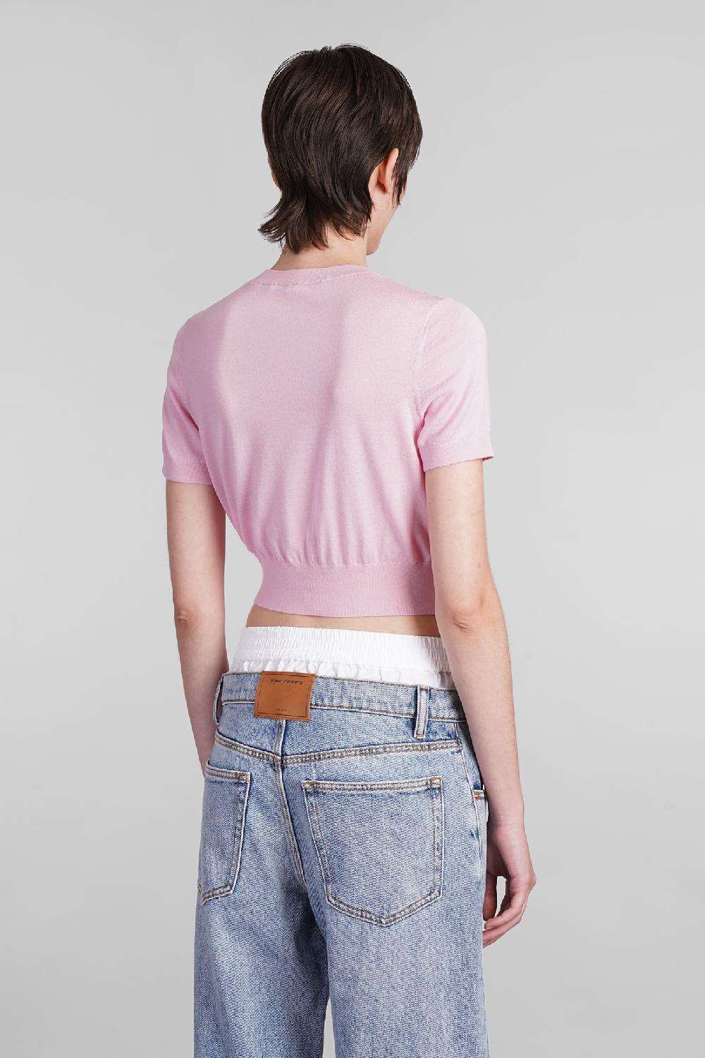 Deliberti Alexander Wang Topwear in lana rosa cod. 401759 - Deliberti The Luxury Shopping Latest stili
