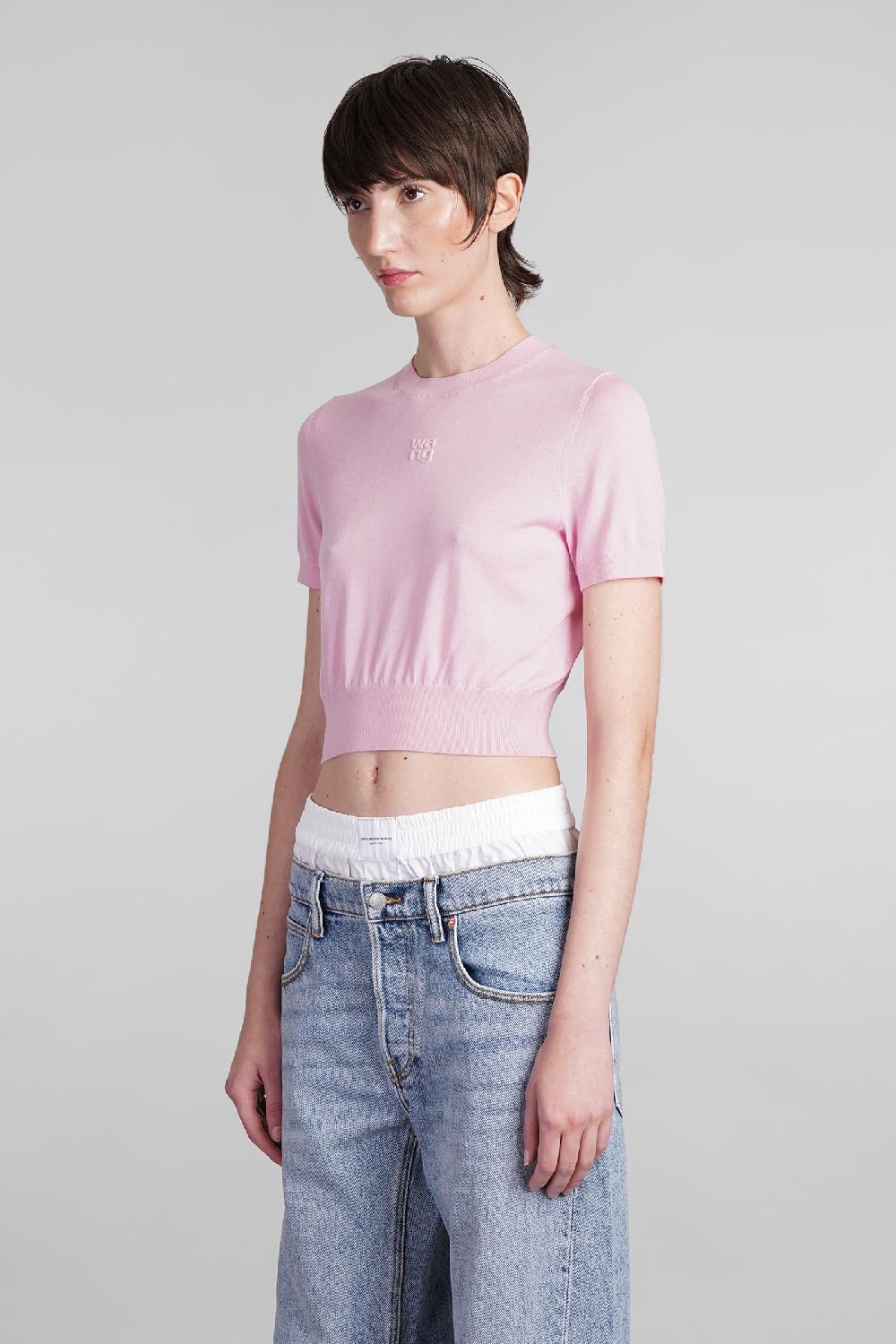 Deliberti Alexander Wang Topwear in lana rosa cod. 401759 - Deliberti The Luxury Shopping Latest stili