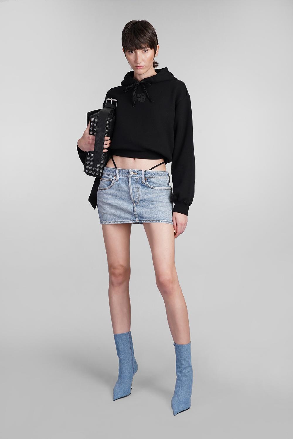 Deliberti Alexander Wang Gonna in cotone blu cod. 401874 - Deliberti The Luxury Shopping Fino al 50% di sconto