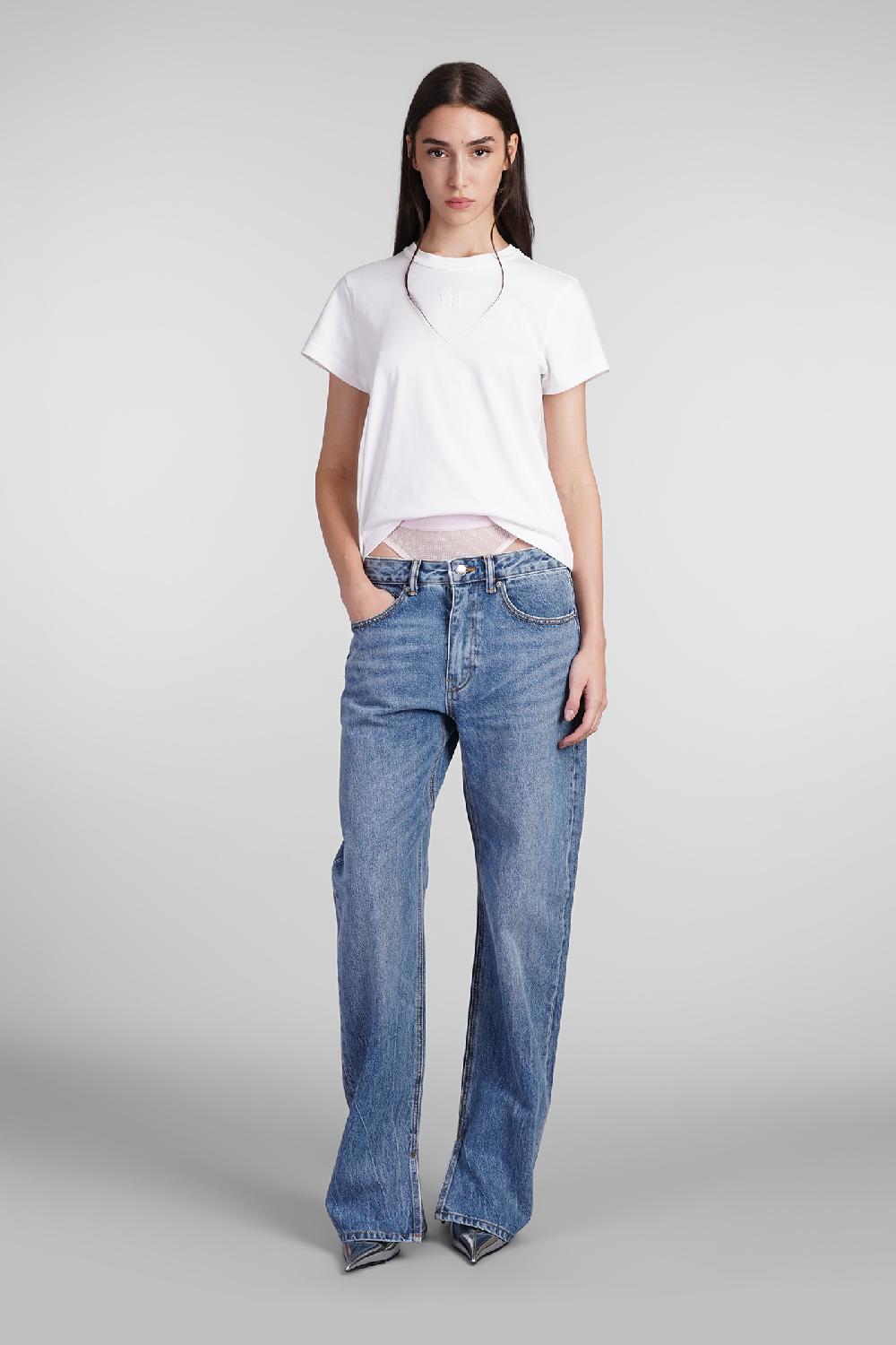 Deliberti Alexander Wang Jeans in cotone blu cod. 408655 - Deliberti The Luxury Shopping Fino al 60% di sconto