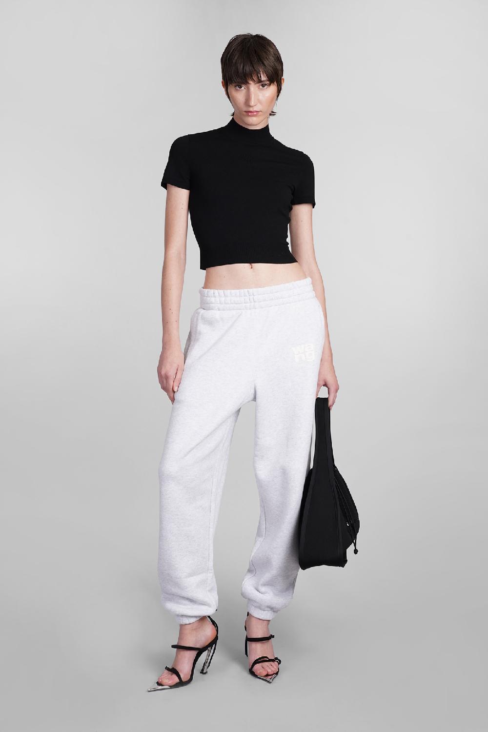 Deliberti Alexander Wang Pantalone in cotone grigio cod. 401757 - Deliberti The Luxury Shopping Fino al 65% di sconto