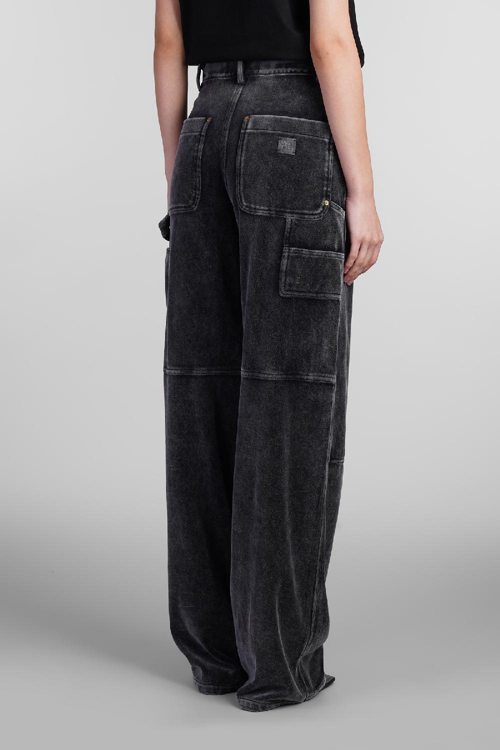 Deliberti Alexander Wang Pantalone in cotone nero cod. 408654 - Deliberti The Luxury Shopping Fino al 55% di sconto