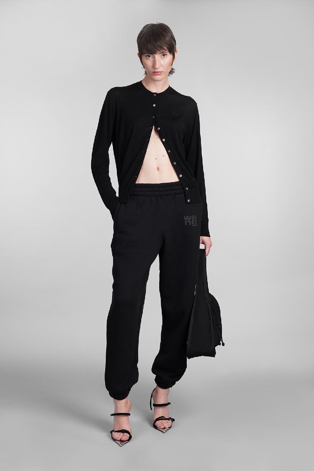 Deliberti Alexander Wang Pantalone in cotone nero cod. 401756 - Deliberti The Luxury Shopping Discount Store per i nuovi prodotti
