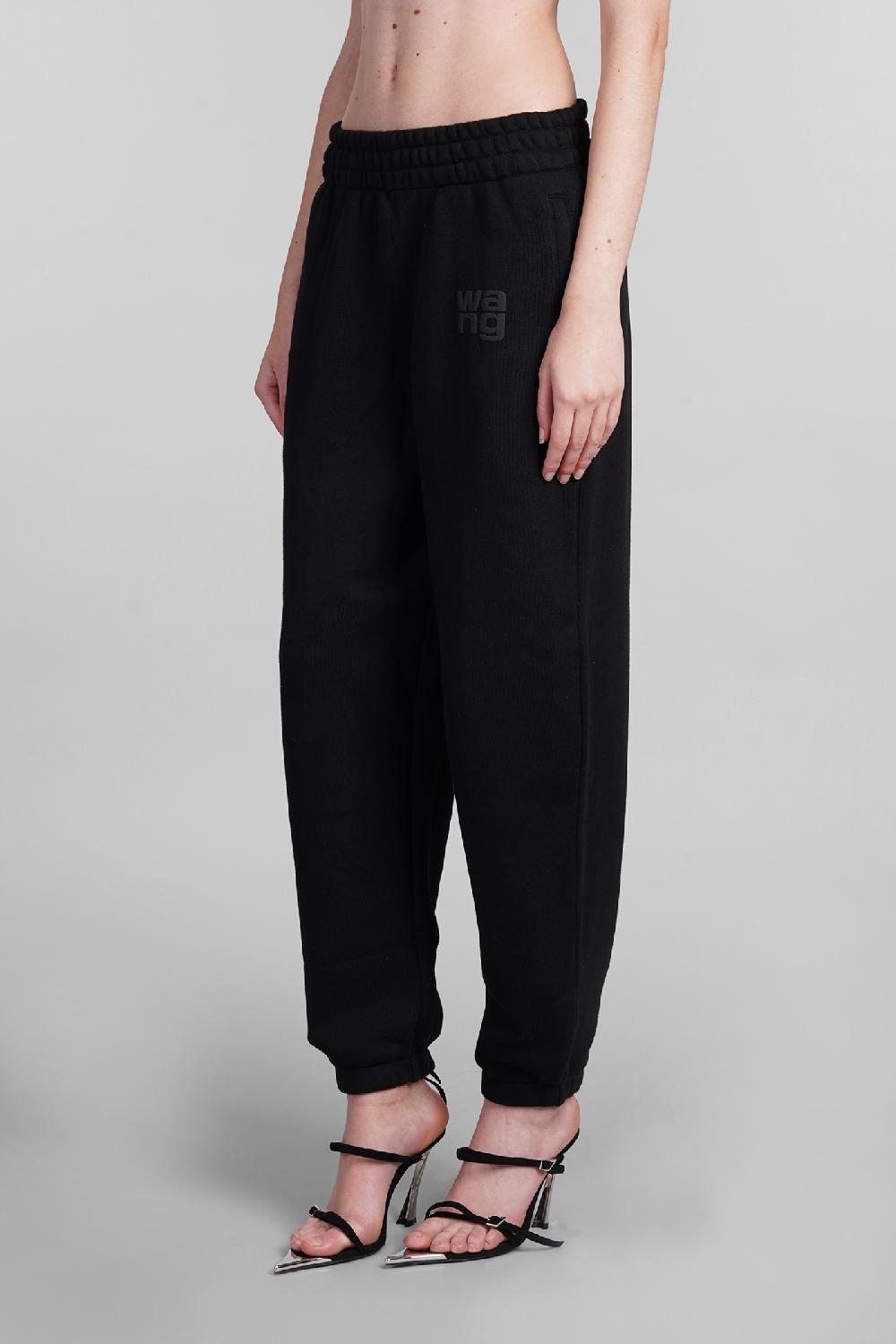 Deliberti Alexander Wang Pantalone in cotone nero cod. 401756 - Deliberti The Luxury Shopping Discount Store per i nuovi prodotti