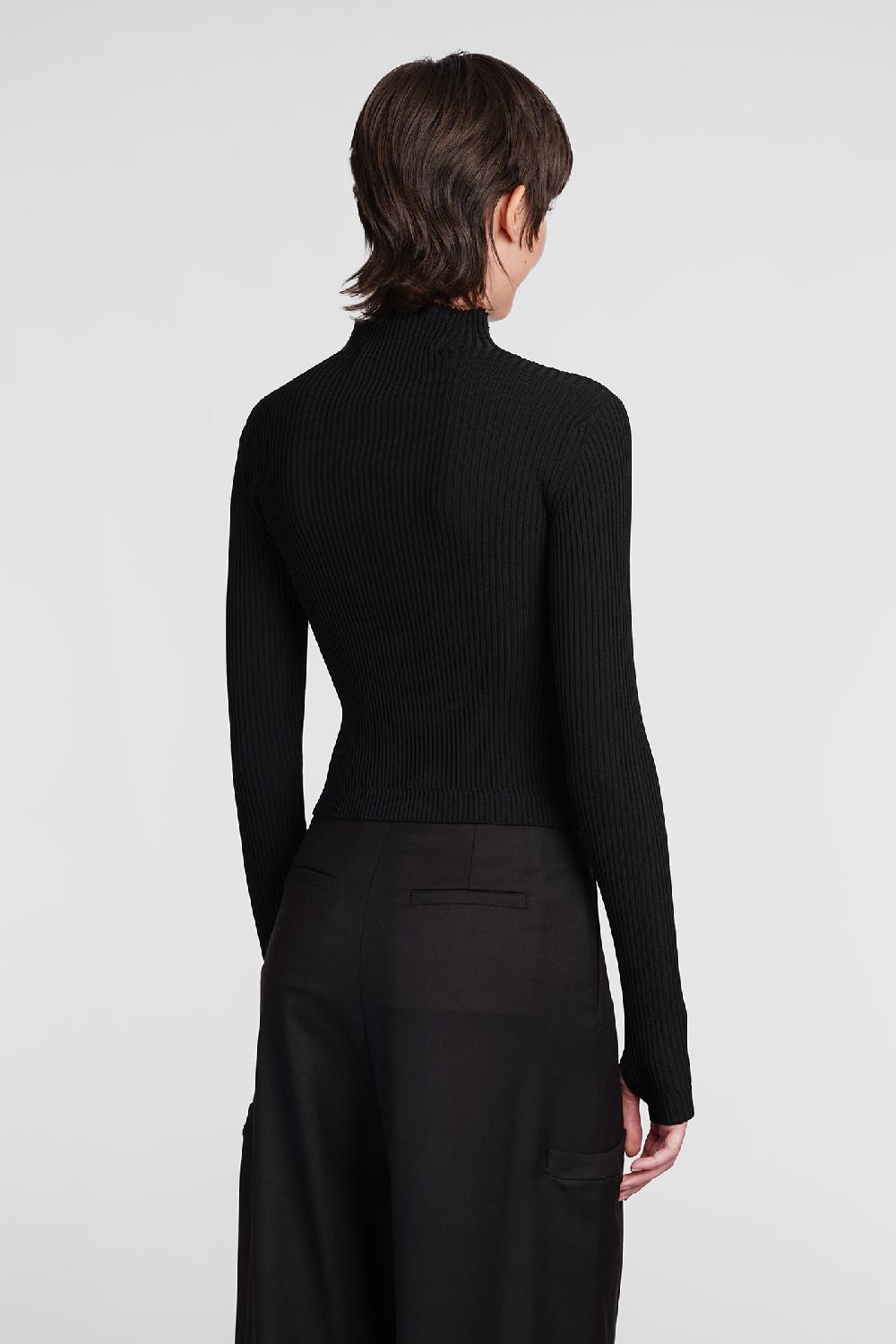 Deliberti Andreadamo Cardigan in lana nera cod. 406586 - Deliberti The Luxury Shopping Enormi sconti