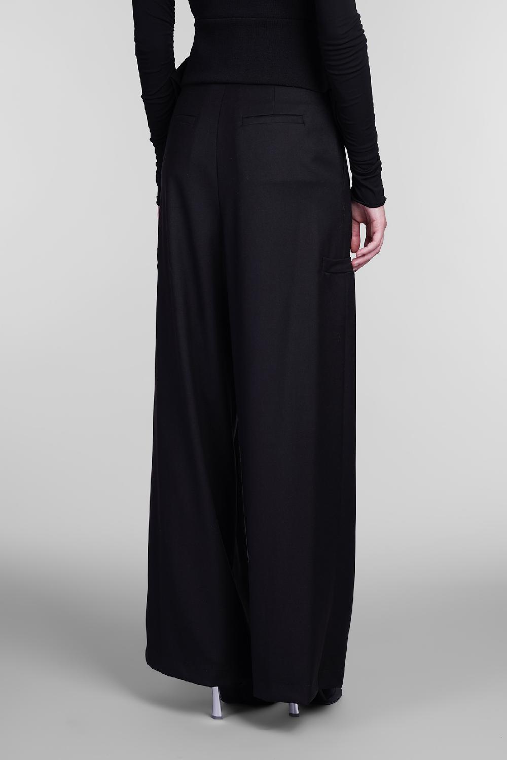 Deliberti Andreadamo Pantalone in poliestere nero cod. 405561 - Deliberti The Luxury Shopping 50% di sconto con spedizione gratuita