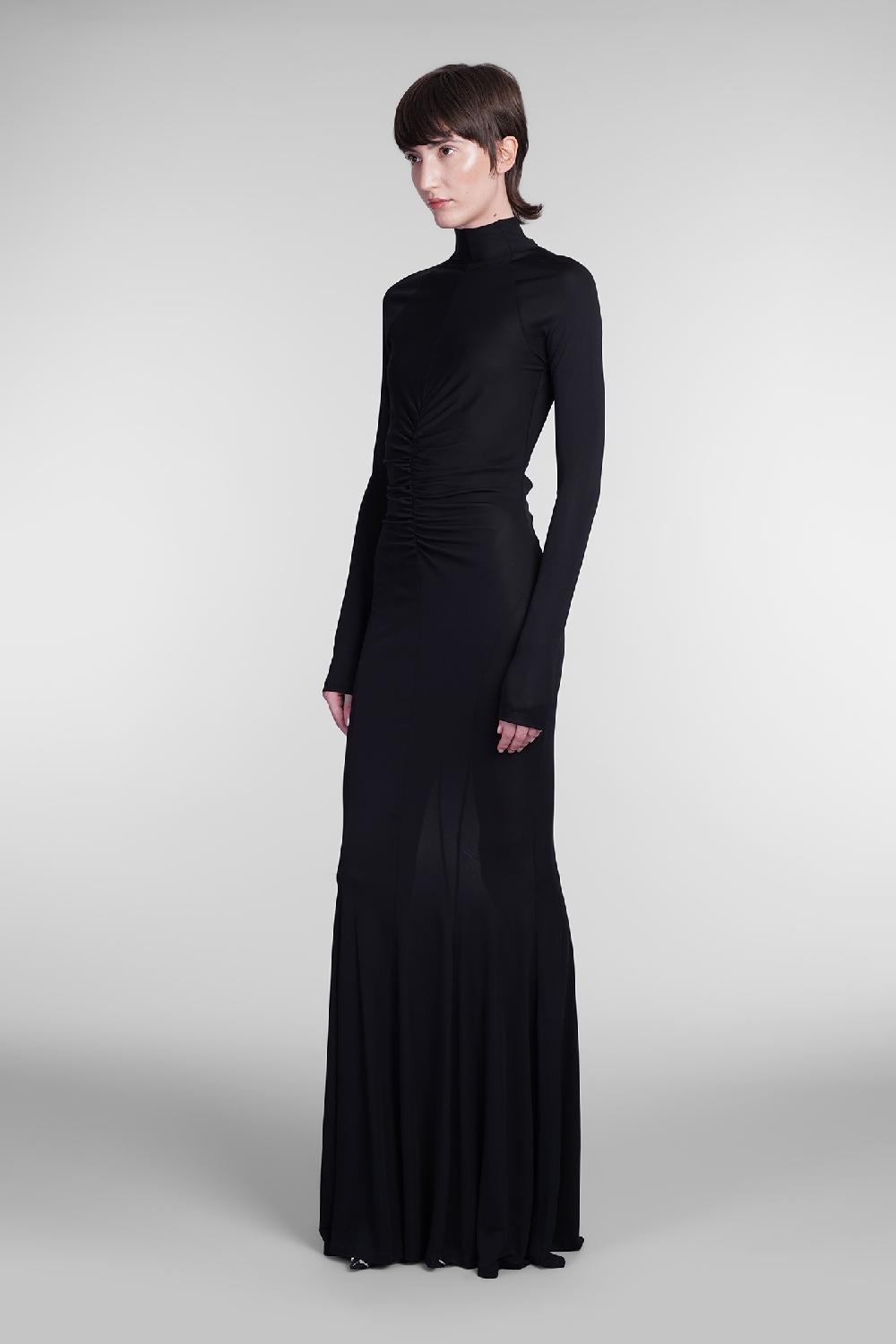 Deliberti Andreadamo Abito in viscosa nera cod. 405558 - Deliberti The Luxury Shopping Officina