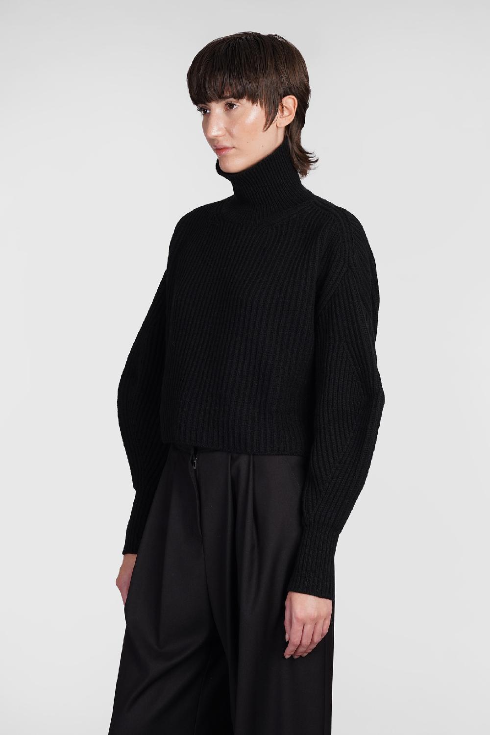 Deliberti Andreadamo Maglia in lana nera cod. 406587 - Deliberti The Luxury Shopping Limitato a 3 giorni