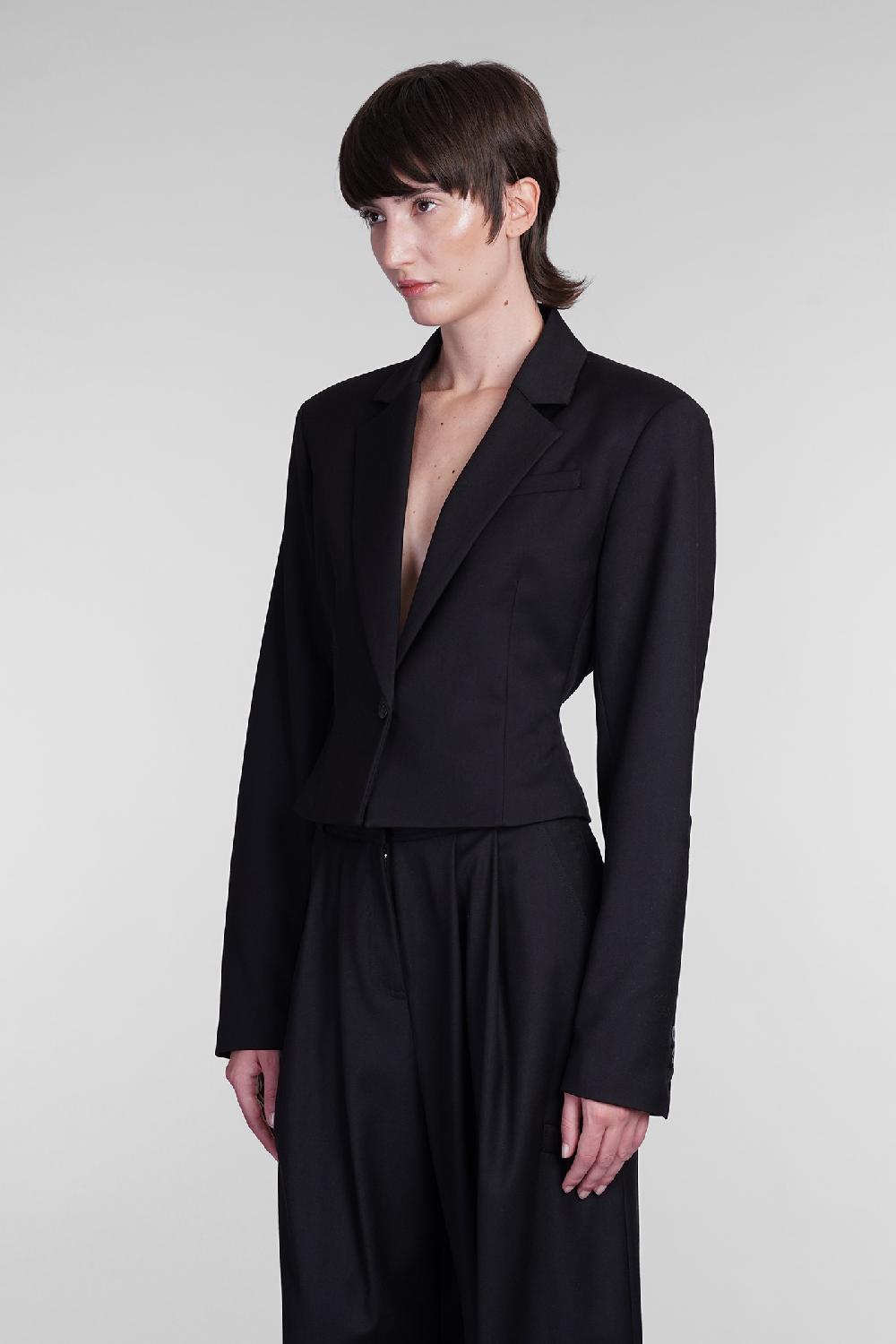 Deliberti Andreadamo Blazer in poliestere nero cod. 405559 - Deliberti The Luxury Shopping In vendita