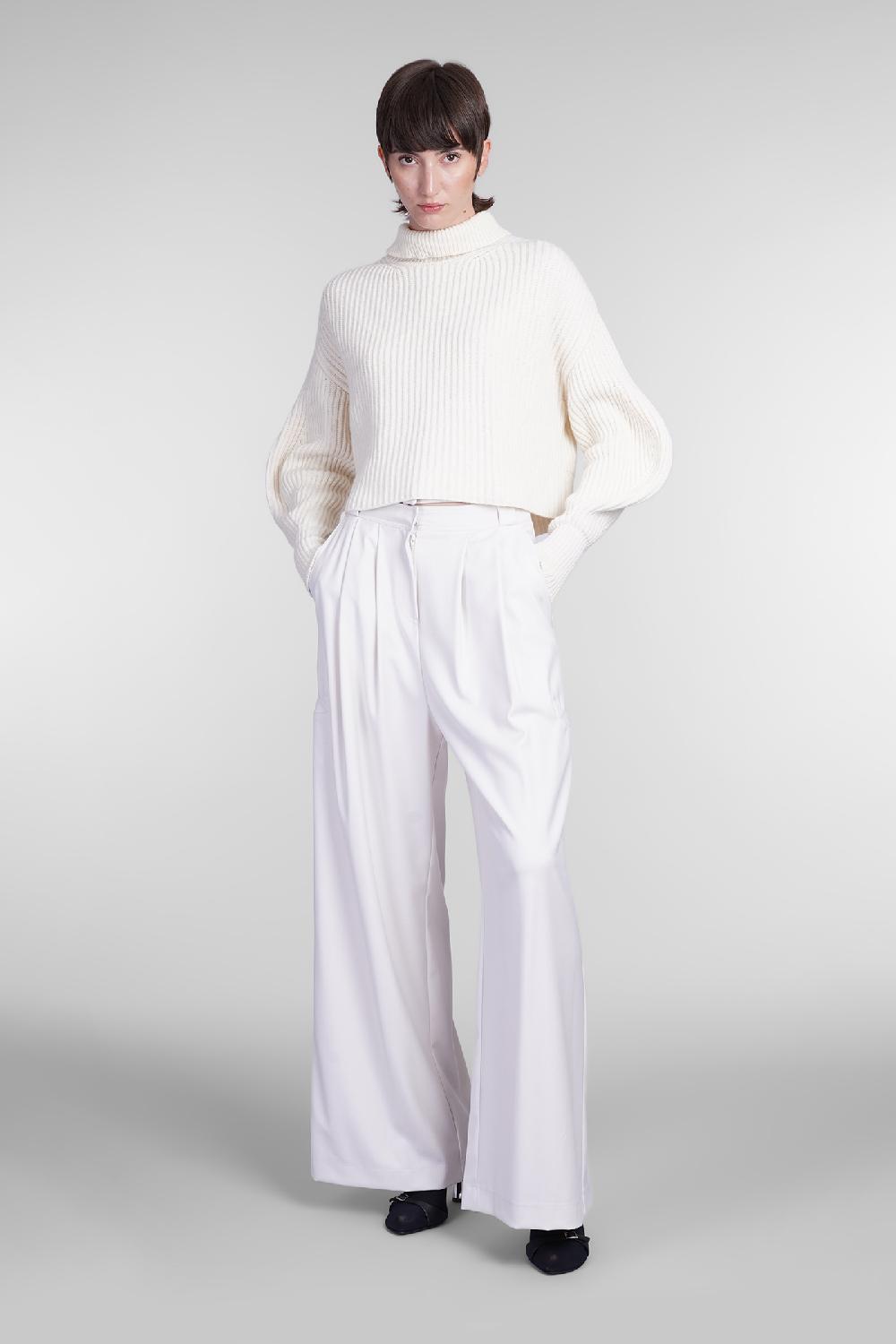 Deliberti Andreadamo Maglia in lana beige cod. 404407 - Deliberti The Luxury Shopping Duty-free