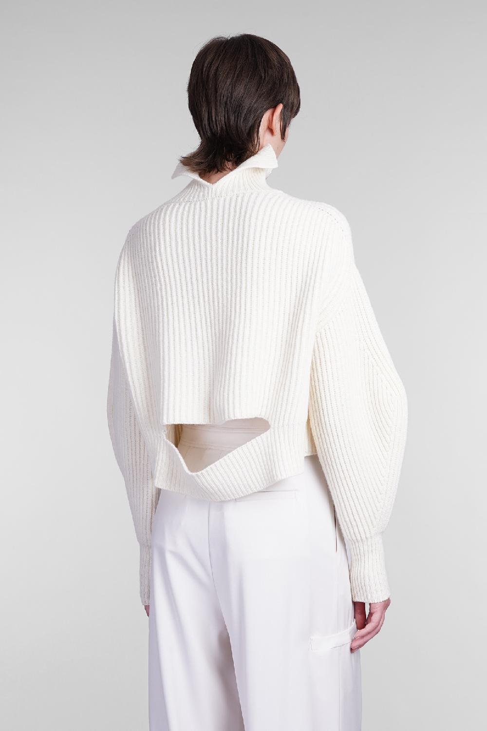 Deliberti Andreadamo Maglia in lana beige cod. 404407 - Deliberti The Luxury Shopping Duty-free