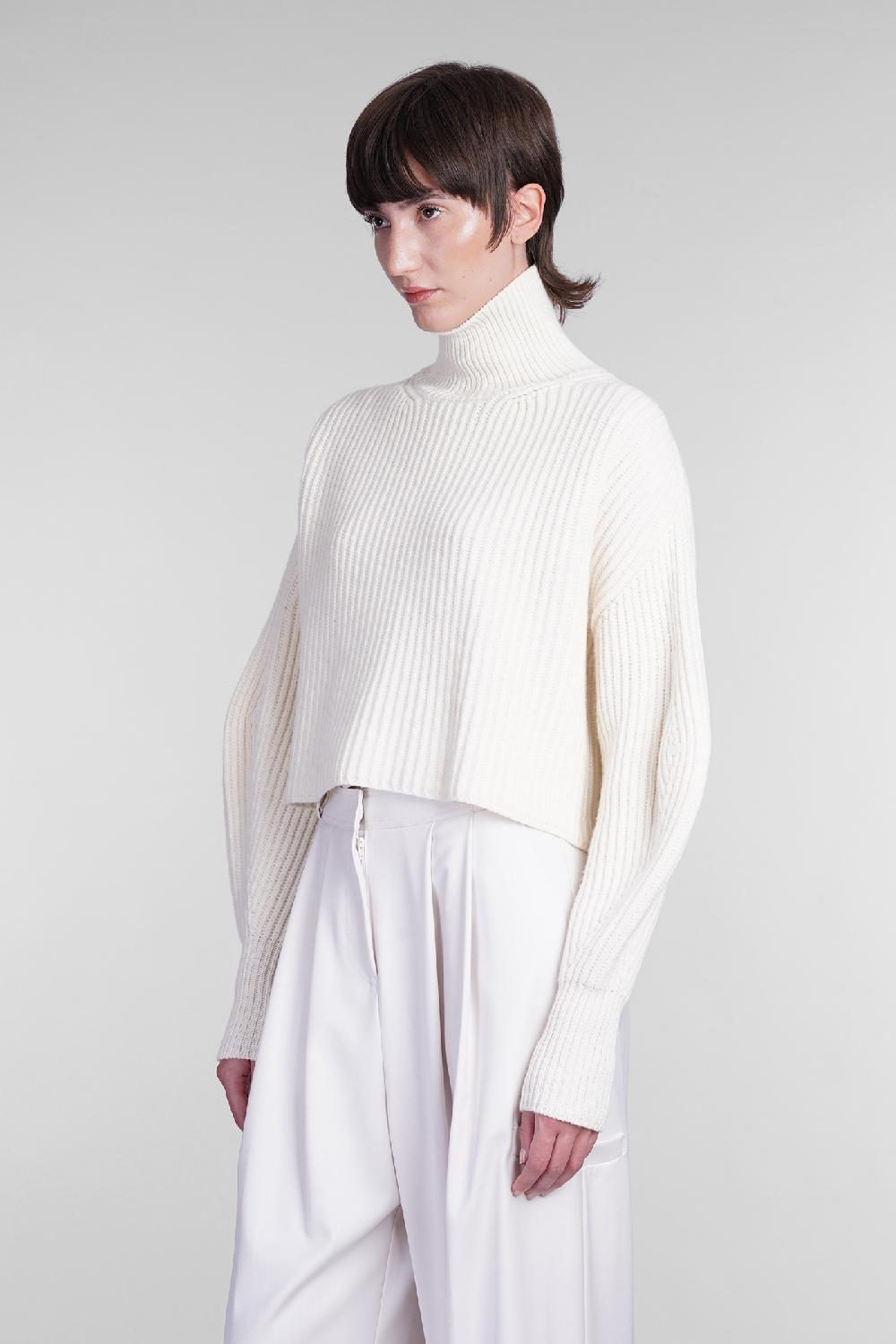 Deliberti Andreadamo Maglia in lana beige cod. 404407 - Deliberti The Luxury Shopping Duty-free