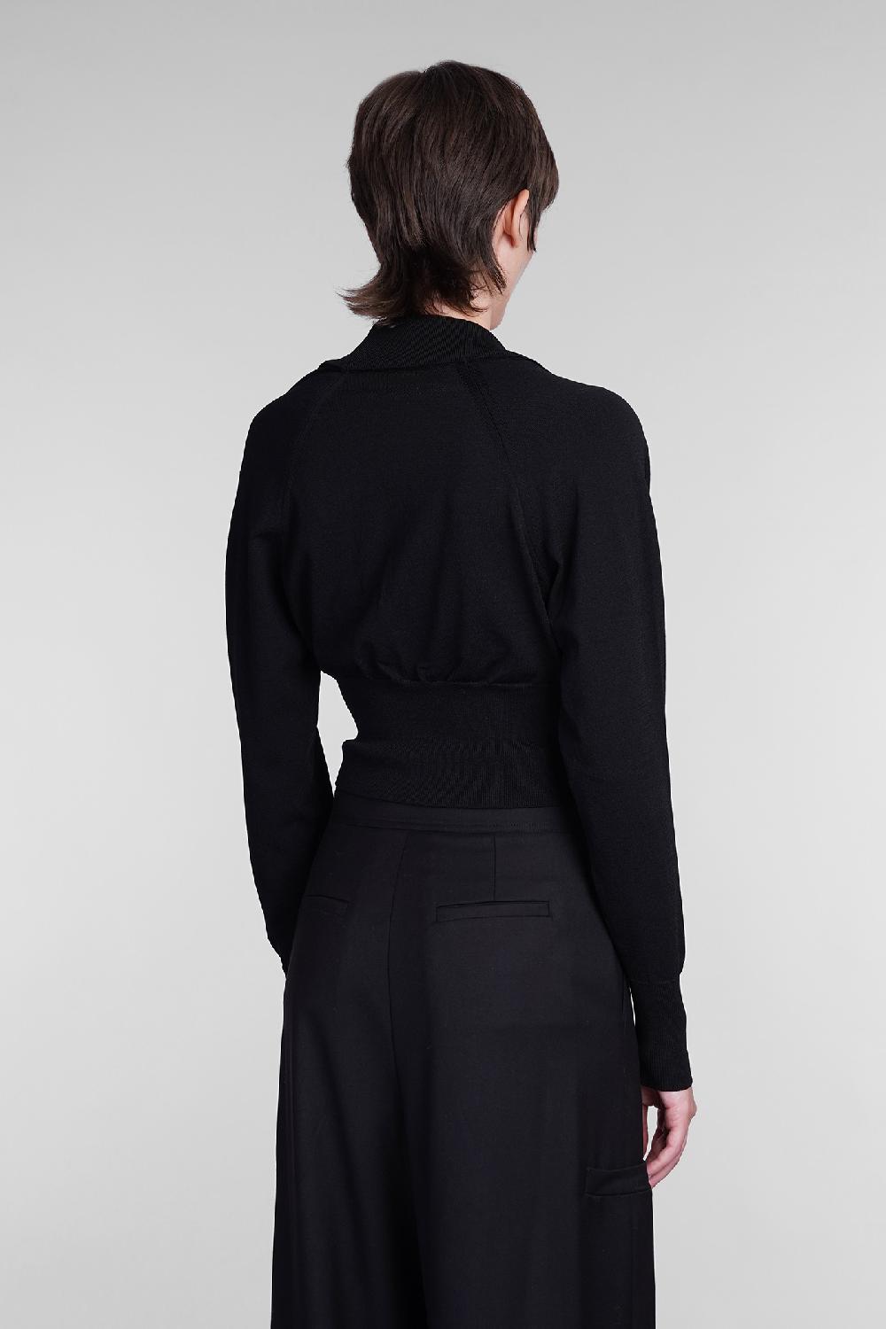 Deliberti Andreadamo Topwear in viscosa nera cod. 404408 - Deliberti The Luxury Shopping 50% di sconto per tempo limitato