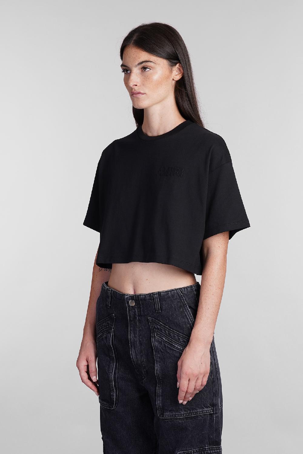 Deliberti Amiri T-shirt in cotone nero cod. 401272 - Deliberti The Luxury Shopping 2025