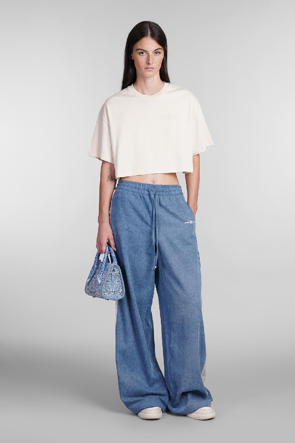 Deliberti Amiri T-shirt in cotone beige cod. 401273 - Deliberti The Luxury Shopping Italy